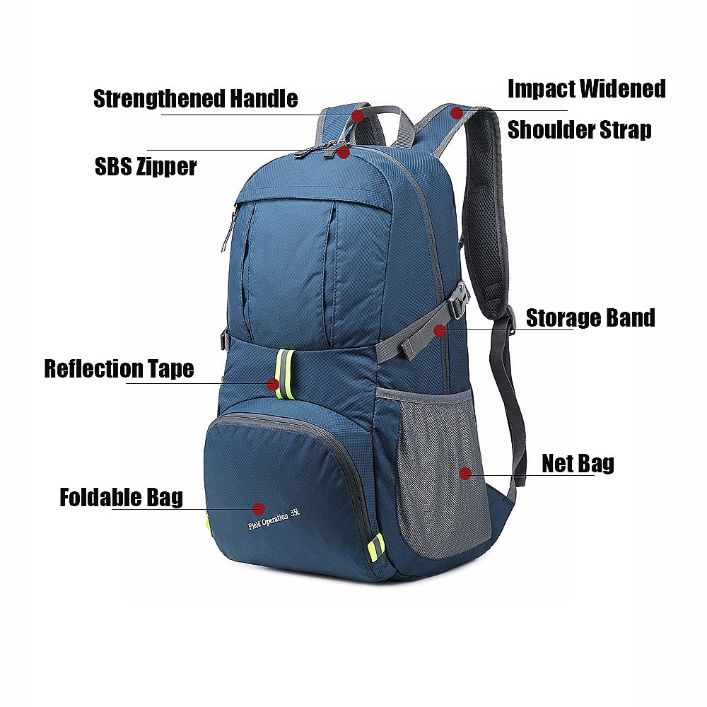 Travel storage folding bag